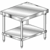 Aero Manufacturing 2MSU-2424 14 Gauge Mixer Stand 304 Stainless Steel - with Undershelf 24"W x 24"D