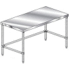 Aero Manufacturing 2TGX-2460 14 Gauge Premium Workbench 304 Stainless Top - Galv Leg/Frame - 60 x 24