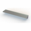 Aero Manufacturing 4BW-1296 16 Gauge Wall Mount Shelf With One Inch Lip - 430 Stainless Steel - 96"W