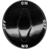On-Off Knob 2 D, Off-On-Off-On For Bunn, BUN01054.0000