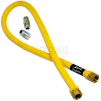 Gas Connector 1/2" x 48"L Jet Force For BK Resources, BKRBK-GHC-5048