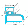 Door Gasket 21-1/4" x 22-1/4" For Randell, RANIN-GSK160