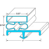Door Gasket 36" x 78-1/2" RH For Kolpak, KOL53312-2565