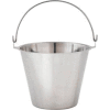 Alegacy UP1 - Utility Pail, Stainless Steel, Handle 10-1/4"H
