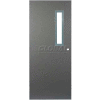 CECO Hollow Steel Security Door, Narrow Light, Cylind., CECO Hollow Hinge/Glass 18 Ga, 32"W X 84"H
