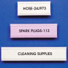 Label Holder, "C" Design, 7/8" x 3", Magnetic (25 pcs/pkg)