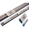 Label Holders, 1" x 6", Clear, T-Slot Aluminum Extrusion (25 pcs/pkg)