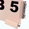 Slip N Stik, Warehouse Aisle Sign Kit, 8-1/2" x 11" Self Adhesive, Yellow (10 pcs/pkg)