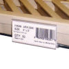 Wire Shelving (W/ Mats) Label Holder, 3" x 1-5/16", Clear (25 pcs/pkg)