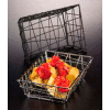 American Metalcraft BZZ59C - Zorro Basket, 9 x 6 x 2-1/2, Rectangle, Chrome
