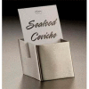 American Metalcraft DXCH2 - Card Holder, 1-1/2 x 1-3/4 x 1-1/8, Box Shape, Slim Slit For Card Fit