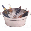 American Metalcraft HMDOB19149 - Party Tub, 13-1/2 x 19-1/2 x 9 Dia., Hammered