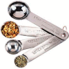 American Metalcraft MSSF75 - Measuring Spoon Set, 1 Tbl., 1/2 Tbl., 1 Tsp., 1/2 Tsp. Stainless Steel