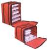 American Metalcraft PB1926 - Deluxe Pizza Delivery Bag W/Rack, 19" x 19" x 27"