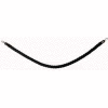 Securit®Barrier System Rope, 2" Dia X 60, Braided, Black With Chrome Ends - Min Qty 2