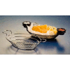 American Metalcraft SSOV1180 - Basket, 11" x 8" x 3-1/4"H, Oval, Wire, Black Finish