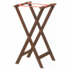 American Metalcraft WTSM31 - Tray Stand, 31" High, Nylon Straps, Folding, Mahogany