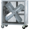 Airmaster Fan 39181 36 Inch Heavy-Duty Mobile Filtered Fan - Belt Drive - 1/2 HP - 4463 CFM