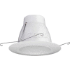 Lithonia 6" Full Reflector Trim w/Premium Baffle Wide Flng Torsion Springs Wht - Pkg Qty 12