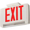 Lithonia ECBR LED M6 LED Integrated Exit-Unit Combo, White W/Red Letters