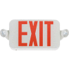 Lithonia Lighting® ECC R M6 LED Red Emergency Combo Exit / Unit with LED Heads