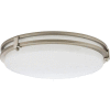 Lithonia Lighting FMSATL 16 20840 BN M4, LED Saturn Flush Mount, 16" Round, Nickel, 4000 CCT