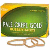 Alliance® Pale Crepe Gold® Rubber Bands, Size # 64, 3-1/2" x 1/4", Natural, 1 lb. Box