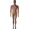 Male Mannequin - Hands by Side, Legs Straight - Dark Flesh Tone