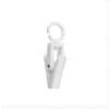 Swivel Clip, White, 100 Pkg. Qty.
