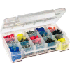 Akro-Mils Small Clear Dividable Storage Case 05705, 8-5/8x5-1/8x1-5/8 - Pkg Qty 12