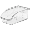 Akro-Mils Insight® Plastic Stack & Hang Bin, 4-1/8"W x 7-3/8"D x 3-1/4"H, Clear - Pkg Qty 16
