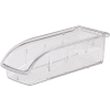 Akro-Mils Insight® Plastic Stack & Hang Bin, 4-1/8"W x 10-7/8"D x 3-1/4"H, Clear - Pkg Qty 12