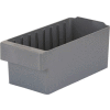 Akro-Mils Dividable Akrodrawer 31162 - 5-9/16"W x 11-5/8"D x 4-5/8"H Gray - Pkg Qty 6