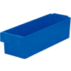 Akro-Mils Dividable Akrodrawer 31168 - 5-9/16"W x 17-5/8"D x 4-5/8"H, Blue - Pkg Qty 6