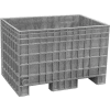 Buckhorn BF4229280051000 - 42x29x28 Agricultural Bulk Container-FDA Approved Light Gray