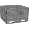 Buckhorn BF4844290051000 - 48x44x29 Agricultural Bulk Container-FDA Approved Light Gray