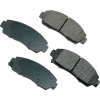 Akebono AKACT1089 ProACT Ultra Premium Ceramic Disc Brake Pad Kit