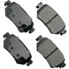 Akebono AKACT1874 ProACT Ultra Premium Ceramic Disc Brake Pad Kit