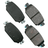 Akebono AKACT2042 ProACT Ultra Premium Ceramic Disc Brake Pad Kit