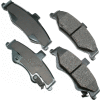 Akebono AKACT750 ProACT Ultra Premium Ceramic Disc Brake Pad Kit