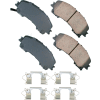 Akebono AKASP1736 Performance Ultra Premium Ceramic Disc Brake Pad Kit