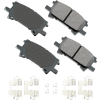 Akebono AKASP996A Performance Ultra Premium Ceramic Disc Brake Pad Kit