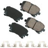 Akebono AKEUR1018A EURO Ultra Premium Ceramic Disc Brake Pad Kit