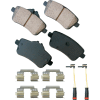 Akebono AKEUR1630A EURO Ultra Premium Ceramic Disc Brake Pad Kit