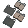 Akebono AKEUR427 EURO Ultra Premium Ceramic Disc Brake Pad Kit