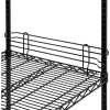 Nexel® Black Epoxy Wire Ledge, 18"W x 4"H