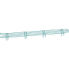 Nexel® Poly-Green® Wire Ledge, 48"W x 4"H
