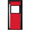 Aleco® Extra Heavy Duty Single Panel Impact Traffic Door 4'W x 8'H Red XHD1754896SD-RD