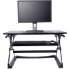 Alera® ActivErgo WorkRise Sit-Stand Lifting Workstation, 35-1/8"W x 23-3/8"D x 19-5/8"H, Black