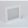 American Louver Eggcrate Return Grille, Surface Mount, 18" x 18", White, PK2